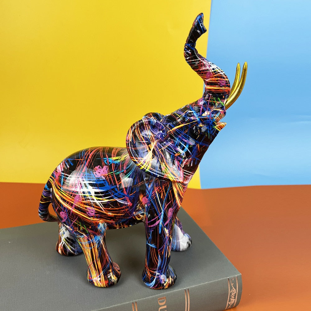 Melzano Olifant Estatuíña | Decoración Única