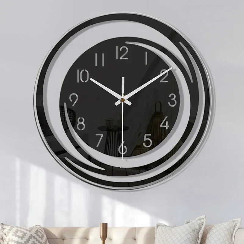 Reloj de pared NordicTime – Reloj acrílico 3D silencioso en diseño escandinavo