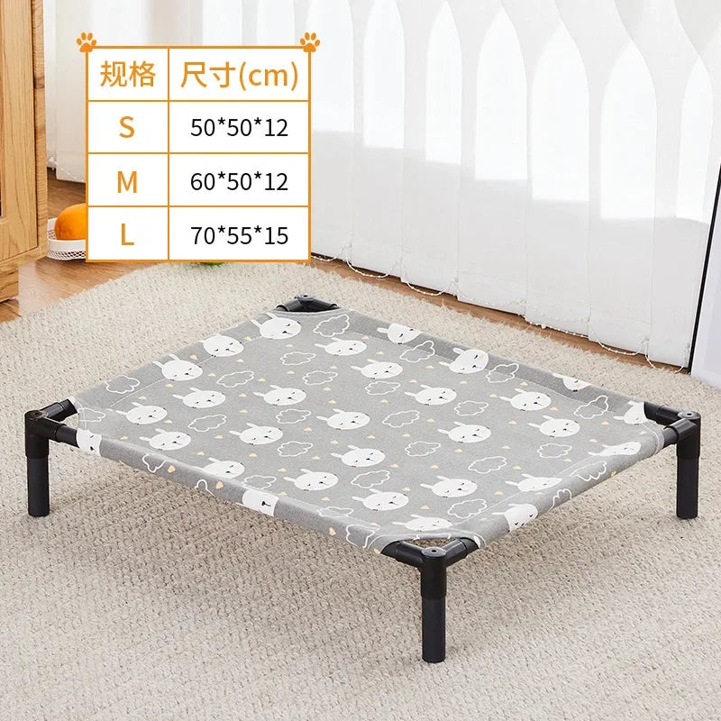 Cama Elevada Plegable para Mascotas – Cama Portátil para Gatos y Perros