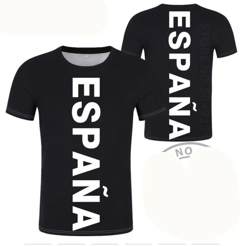 Spain Football Jersey 3D Proud of Spanish Emblem Graphic T Shirt for Men Clothing Espana Soccer Club T-shirt Man Gym Sports Tops VestraGear