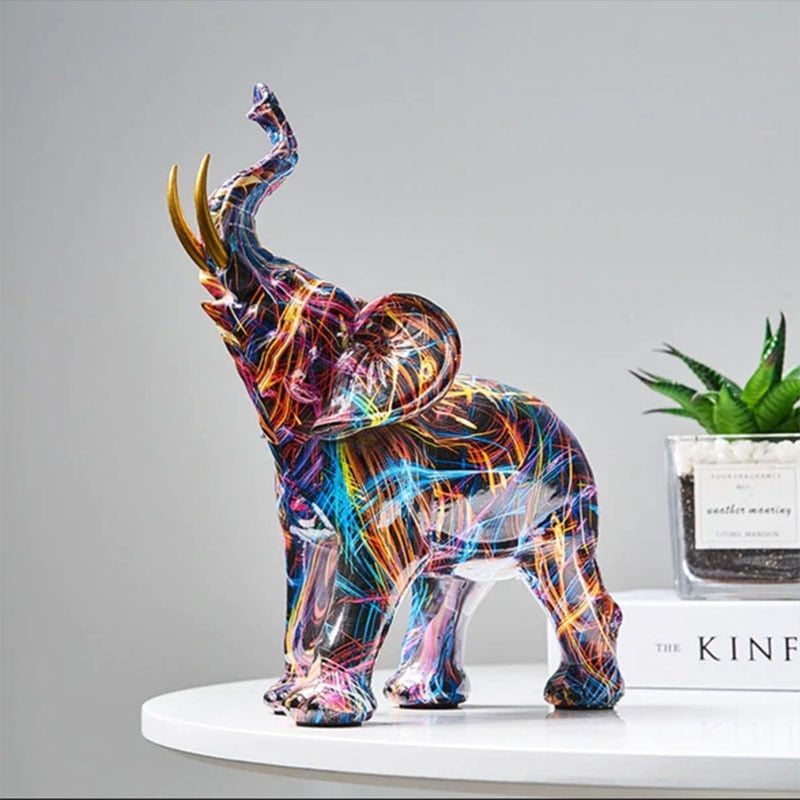 Melzano Olifant Estatuíña | Decoración Única