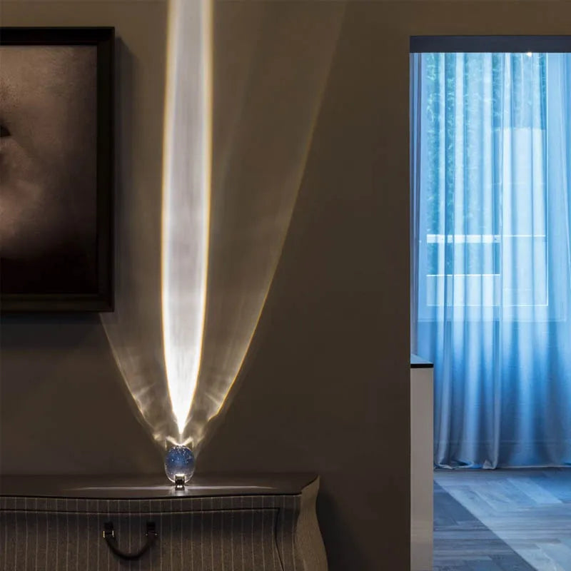 Lámpara nocturna StarGlow Kristal Oog - Proyección mágica de estrellas para relajación