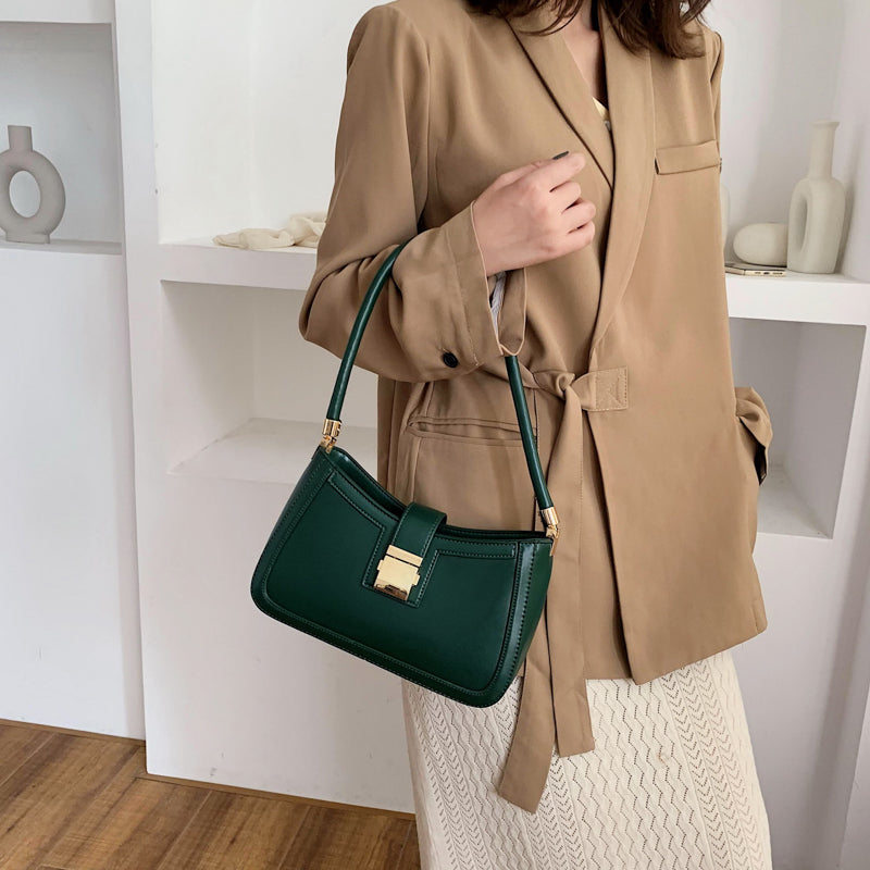 Revalki Emma - Black Leather Shoulder Bag