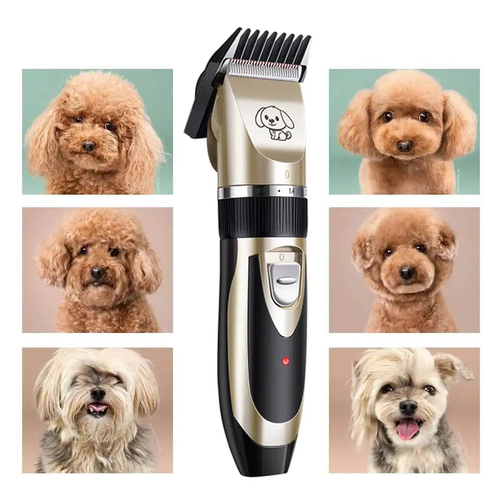 SilentPaws – Set de recortadora de pelaje inalámbrica y silenciosa – para perros y mascotas