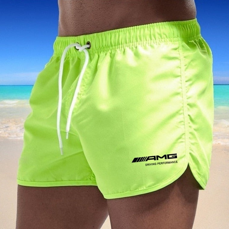 Herren Badeshorts – schnell trocknende Shorts mit Kordelzug und leichtem Schnitt  
