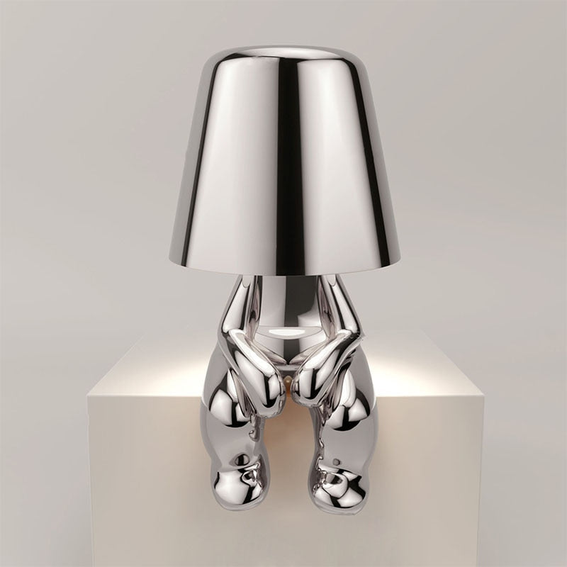 Misterlamp | Lámpara de mesa inalámbrica elegante con luz cálida