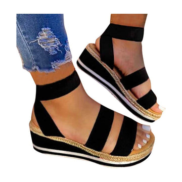 Riemchen Cross Damen Sandalen  