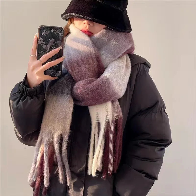Scarvello – Kasjmier sjaal 100% zacht & kleurrijk – voor winter & stijl