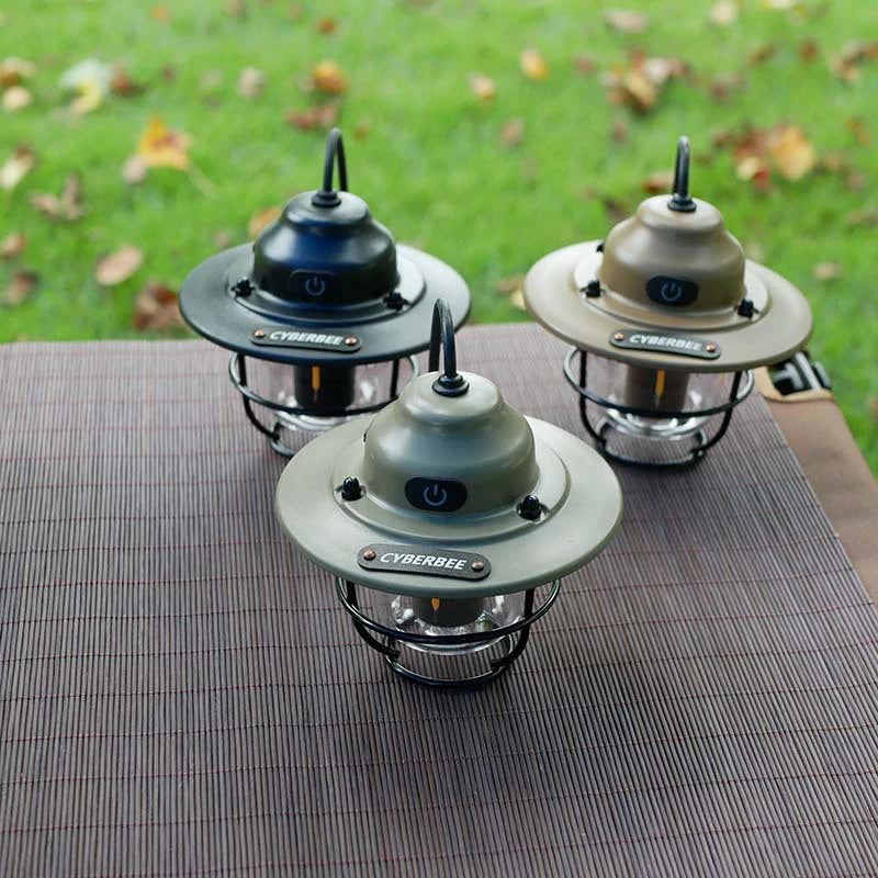 Retro Outdoor Campinglampe – Stimmungsvolle Beleuchtung für Zuhause & Abenteuer
