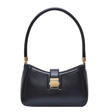 Revalki Emma - Black Leather Shoulder Bag