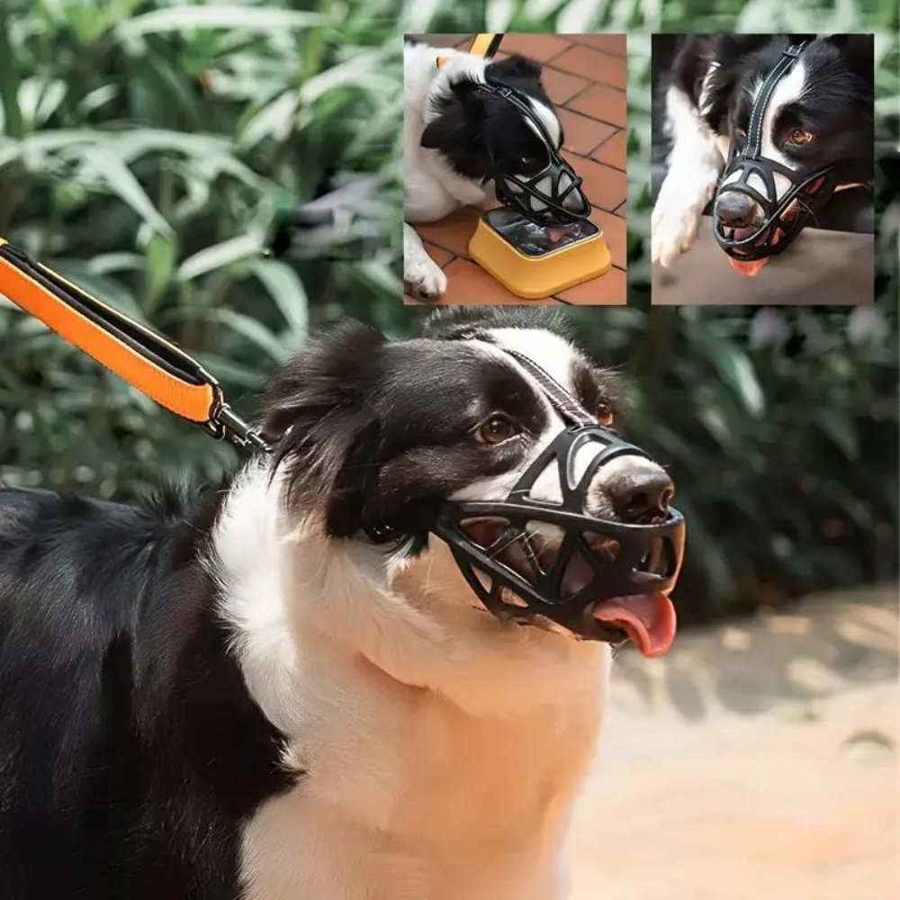 Dog muzzle – Adjustable breathable design with soft fit for daily use