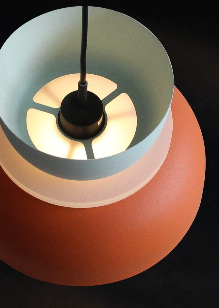 Liora Lights – Halo LED Hanglamp met Acrylschijf, kleurrijk design