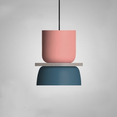Liora Lights – Halo LED Hanglamp met Acrylschijf, kleurrijk design