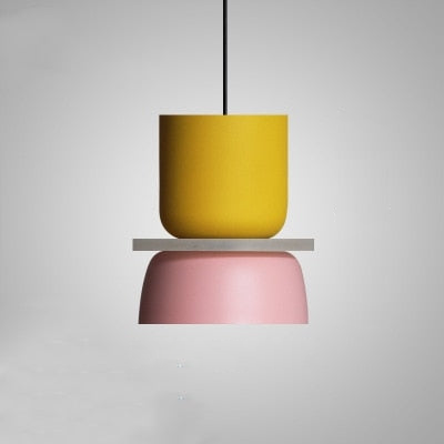 Liora Lights – Halo LED Hanglamp met Acrylschijf, kleurrijk design