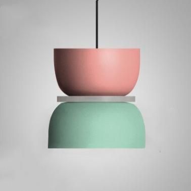Liora Lights – Halo LED Hanglamp met Acrylschijf, kleurrijk design