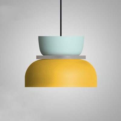 Liora Lights – Halo LED Hanglamp met Acrylschijf, kleurrijk design