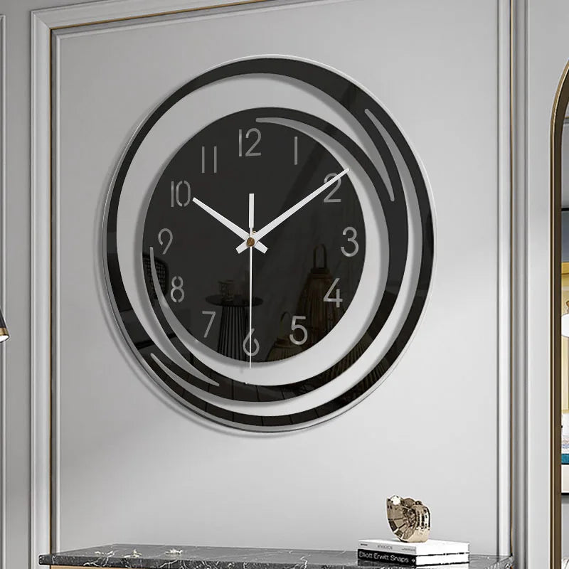 Reloj de pared NordicTime – Reloj acrílico 3D silencioso en diseño escandinavo