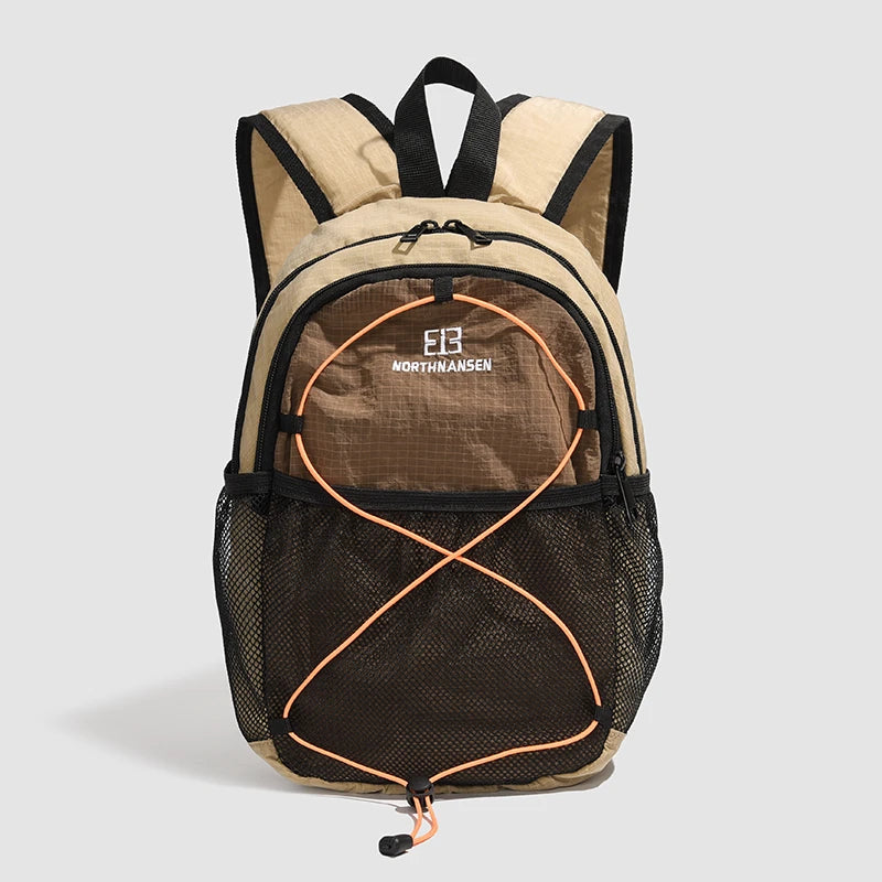 Mochila para mujer al aire libre – Ligera y deportiva con bloques de color