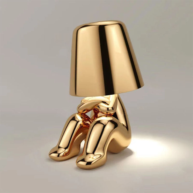 Misterlamp | Lámpara de mesa inalámbrica elegante con luz cálida