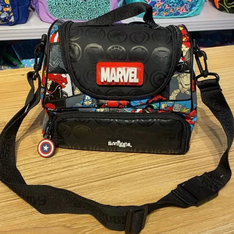 HeroBag – Mochila Spider-Man para neno con 4 pezas – almorzo e material escolar