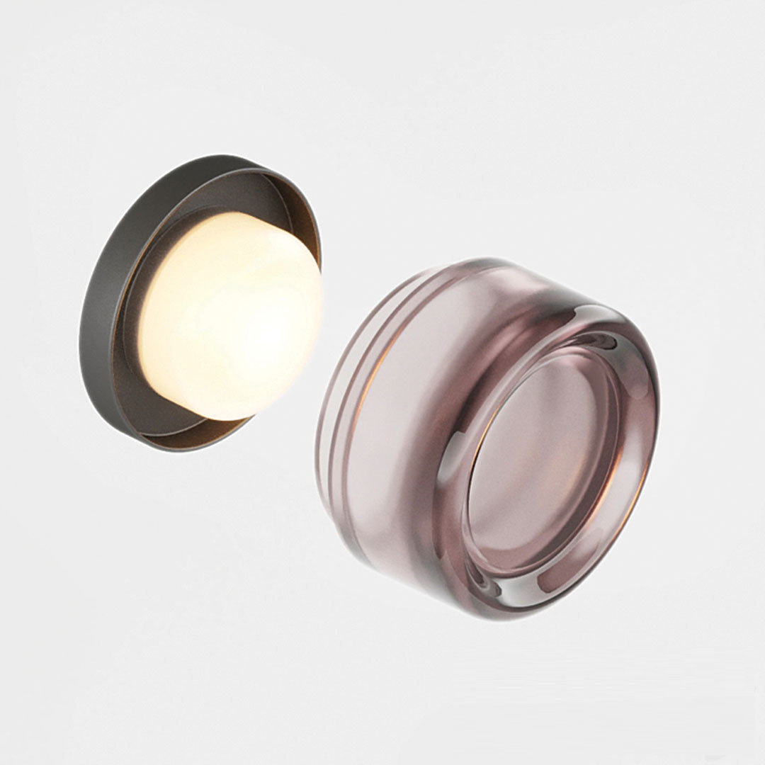 DimpleGlow – Kompakte LED Wandleuchte – Modernes Acryl- & Aluminiumdesign