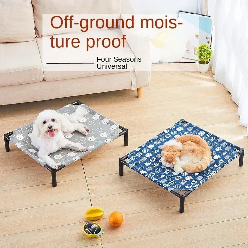 Cama Elevada Plegable para Mascotas – Cama Portátil para Gatos y Perros