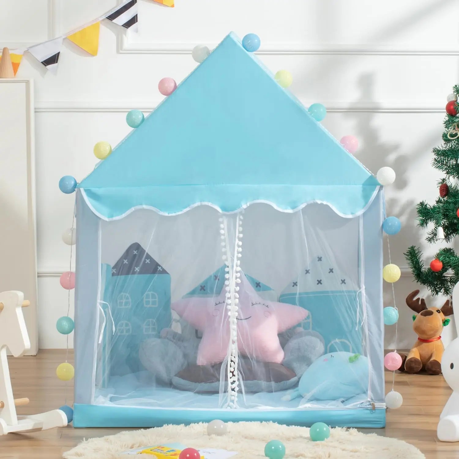 Tienda de Princesa BeerKid Rosada – Tienda Infantil para Interior y Exterior