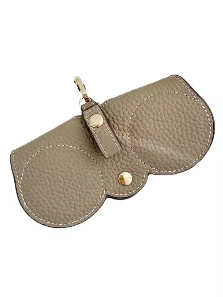 Revalki Sun Cover - Leather case with snap closure for glasses