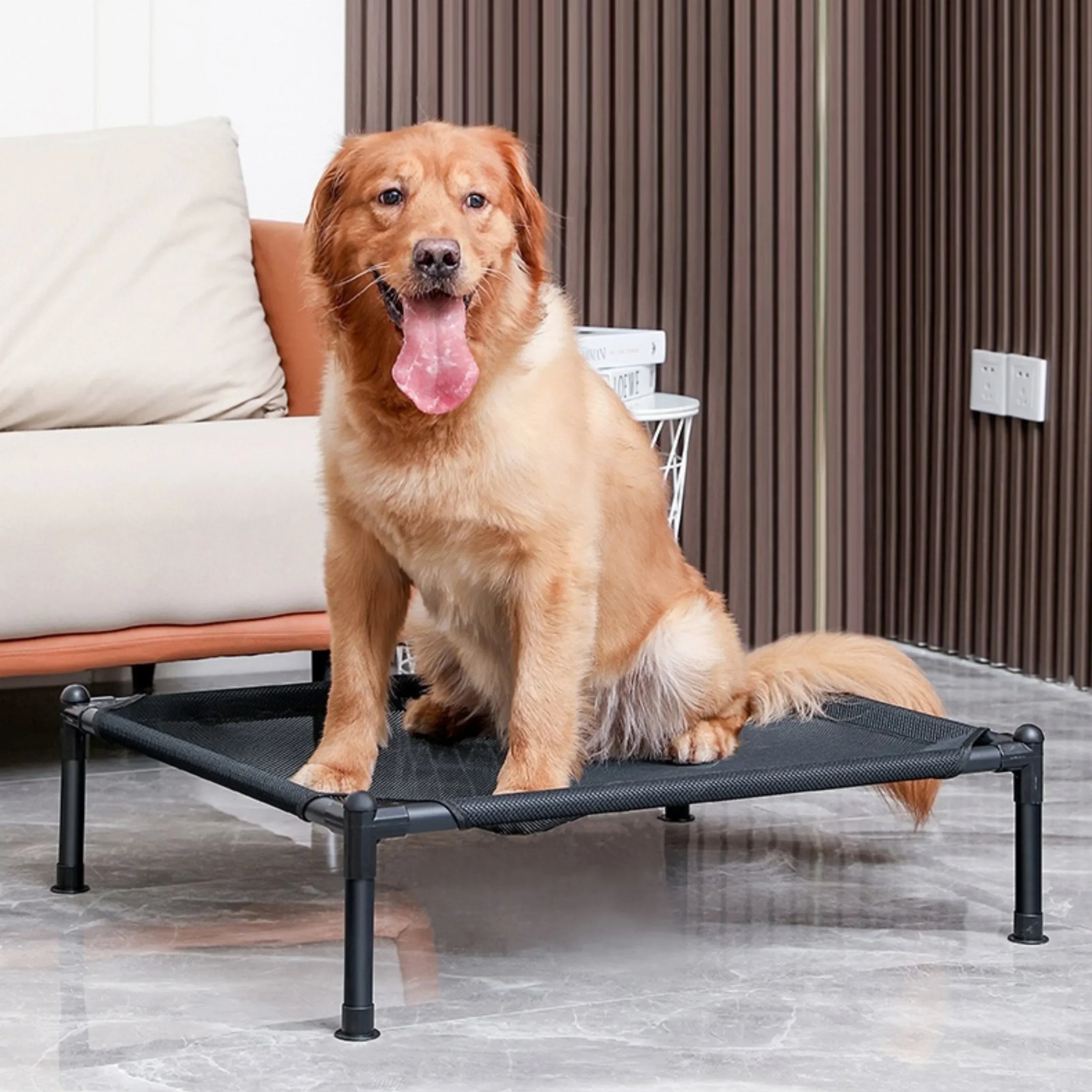 Cama Elevada Plegable para Mascotas – Cama Portátil para Gatos y Perros
