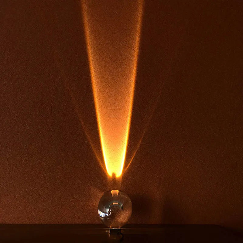 Lámpara nocturna StarGlow Kristal Oog - Proyección mágica de estrellas para relajación