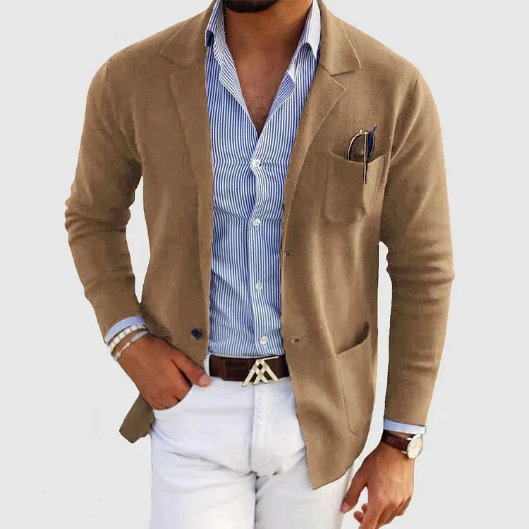 Lorenzo Herrenblazer – Elegant und lässig mit Reverskragen und Knöpfen  