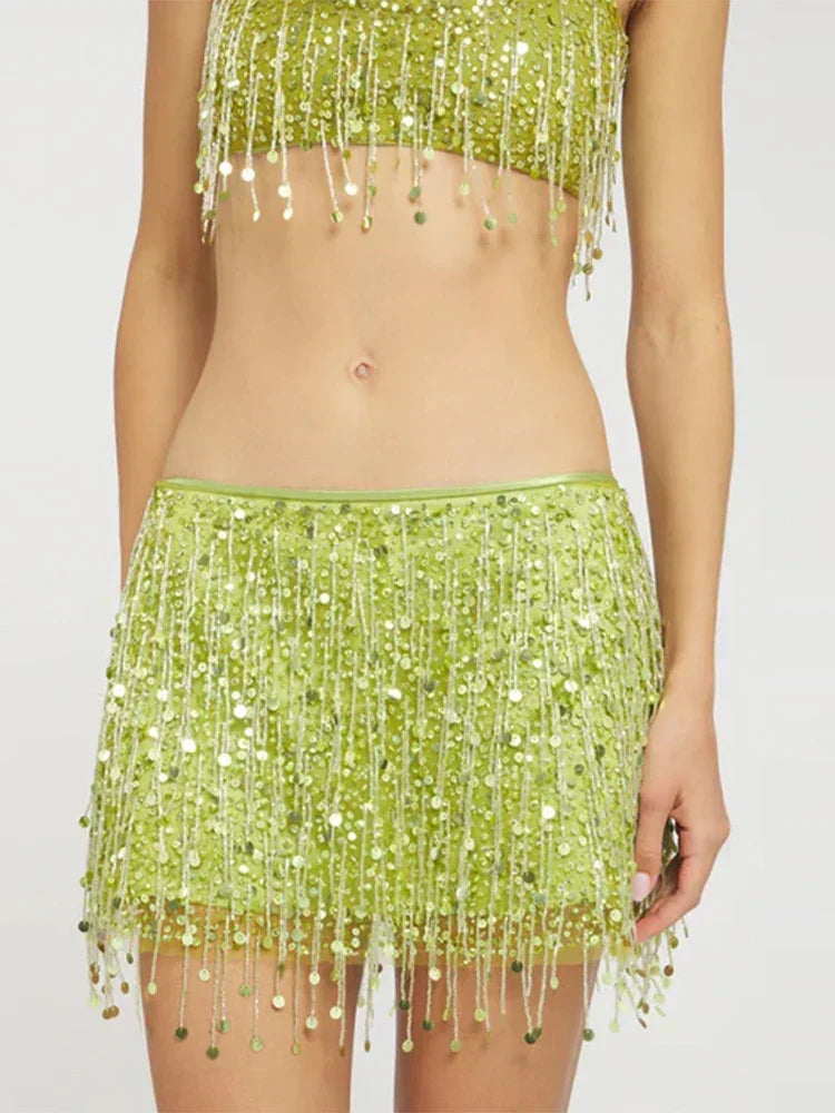 Sequin Tassel Bikini Set – Riviera 3