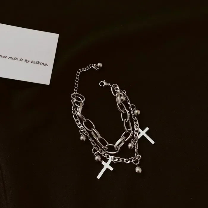 Serpenta Set van 4 slangenarmbanden met groene edelstenen en strasssteentjes