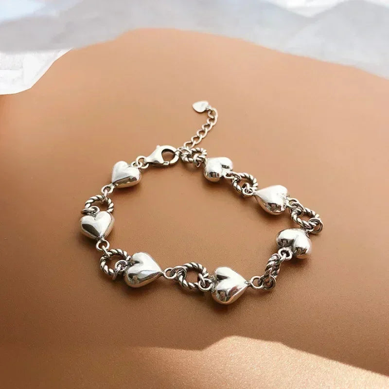 Serpenta Set van 4 slangenarmbanden met groene edelstenen en strasssteentjes