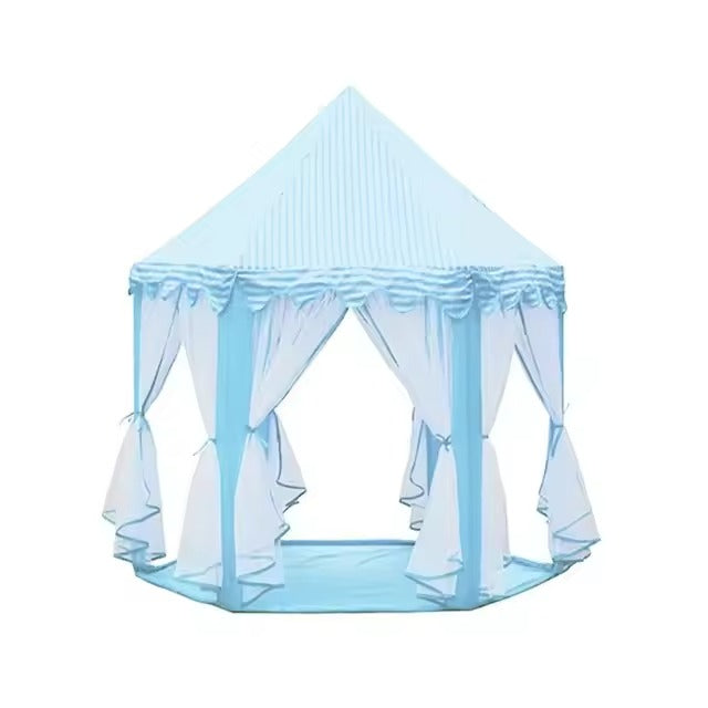 Tenda de xogo de princesa rosa para nenas | Espazo de xogo máxico