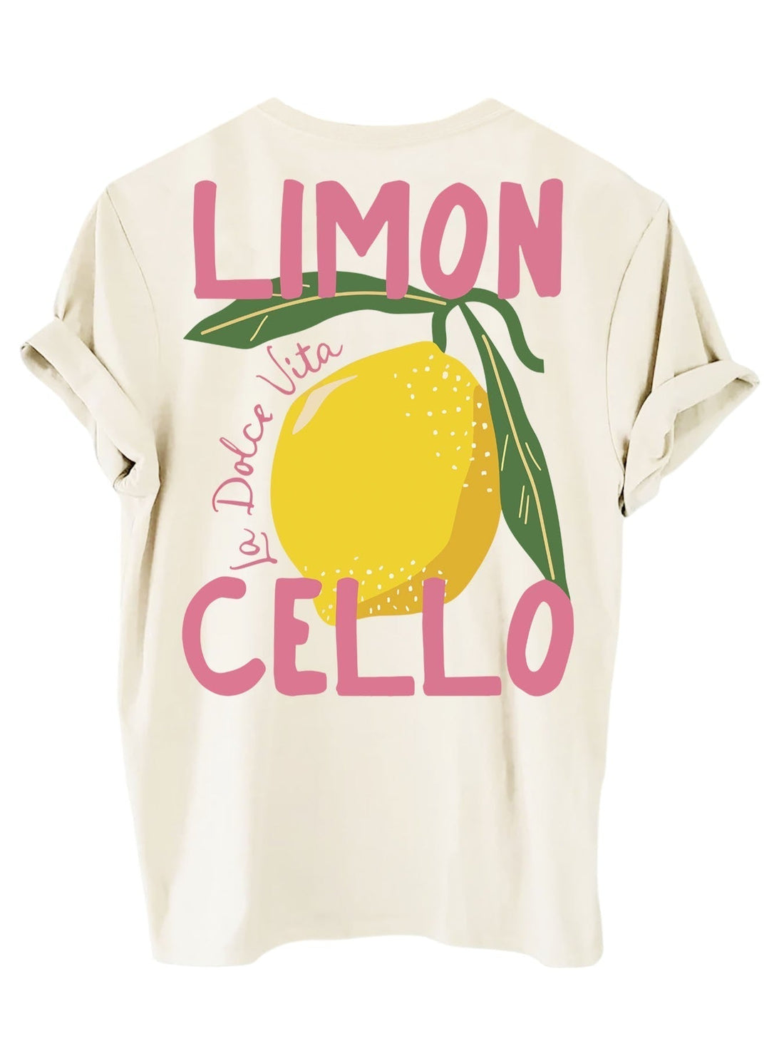 Sophie | Trendy Lichtgewicht Dames T Shirt met Citroenprint 0