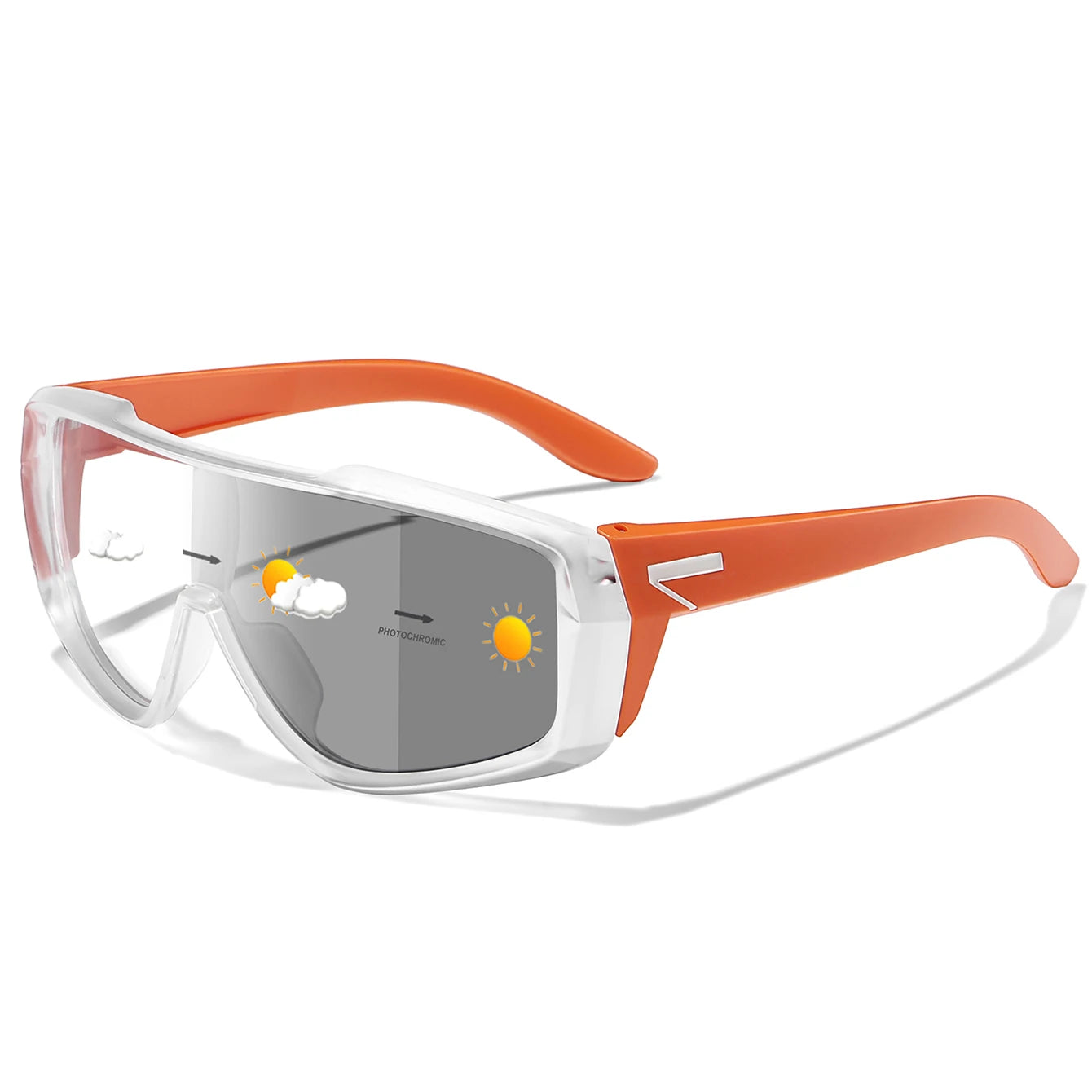 Sport Zonnebril voor Actieve Outdoor Activiteiten, Meekleurend, UV-bescherming 32