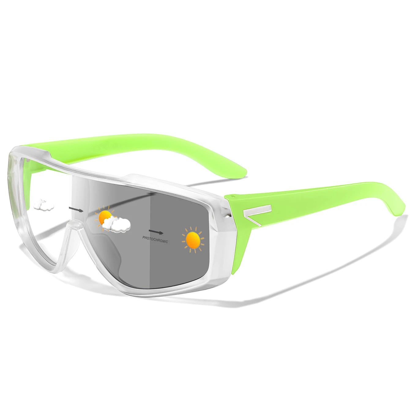 Sport Zonnebril voor Actieve Outdoor Activiteiten, Meekleurend, UV-bescherming 33
