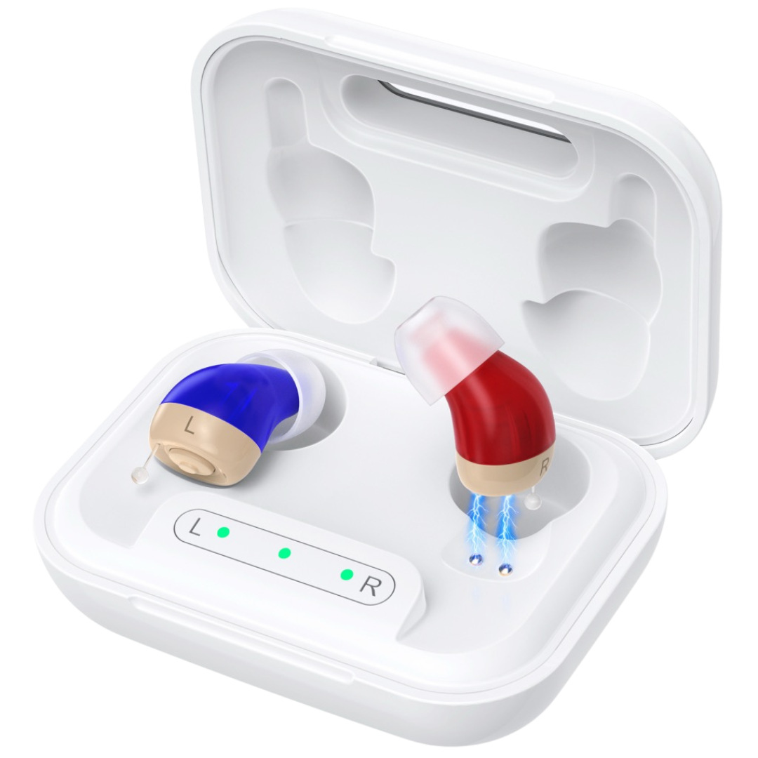 Amplificador de Oreja Inalámbrico – Sonido Claro, Diseño Compacto y Manejo Sencillo