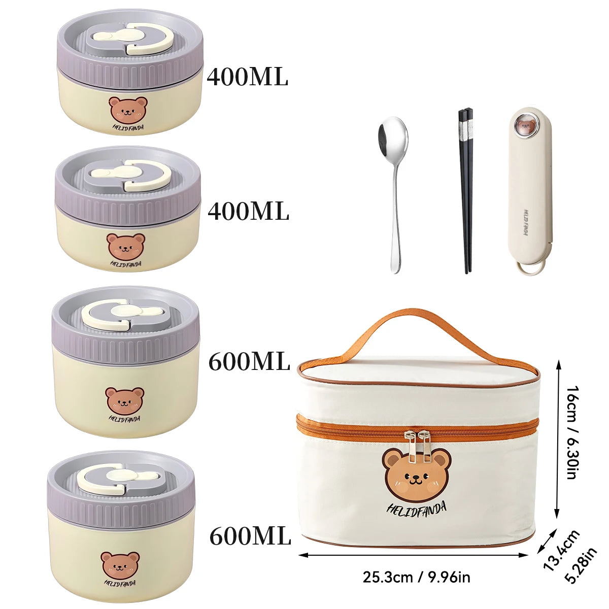 Thermos Lunchbox – RVS Voedselcontainer met Lekvrije Deksel 10
