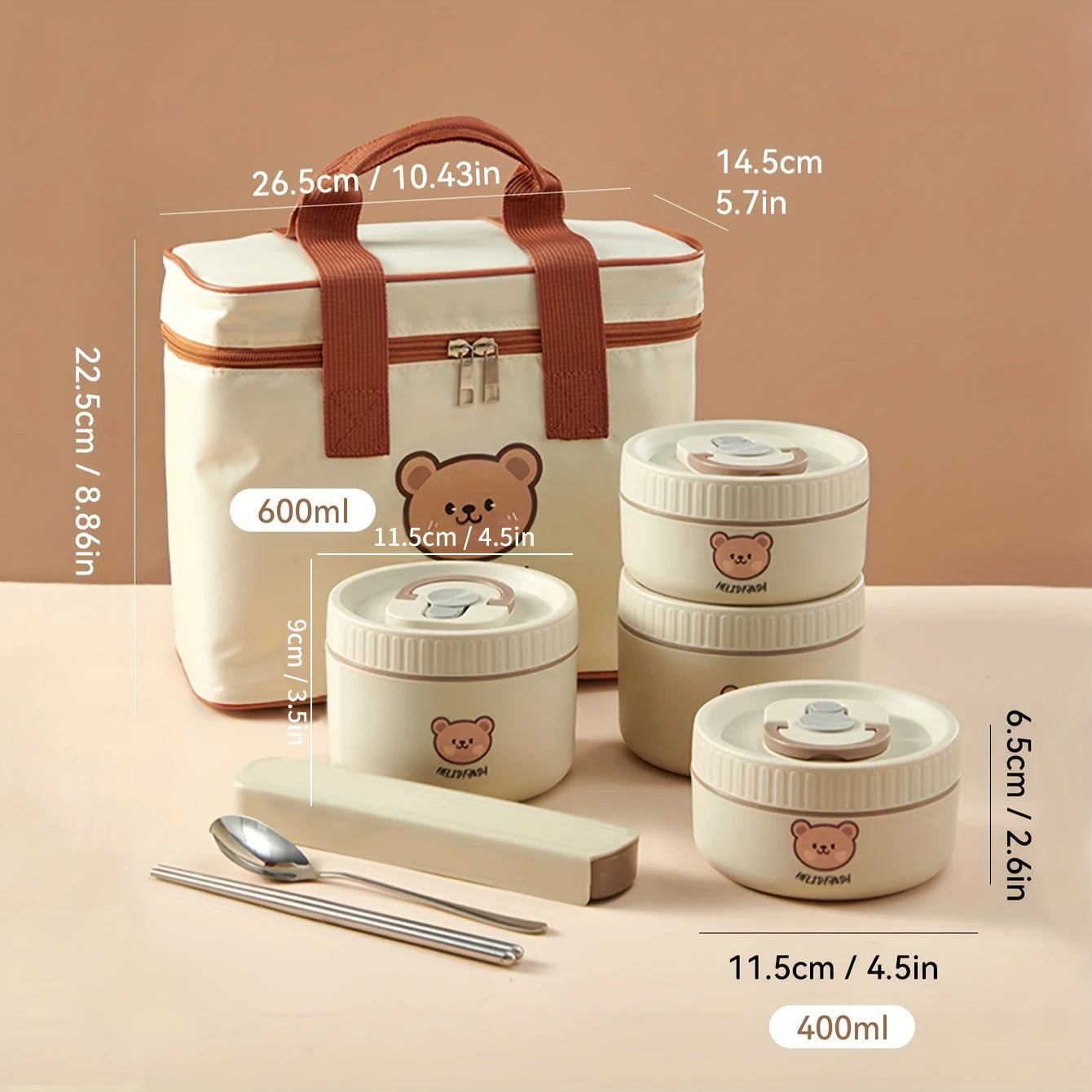 Thermos Lunchbox – RVS Voedselcontainer met Lekvrije Deksel 15