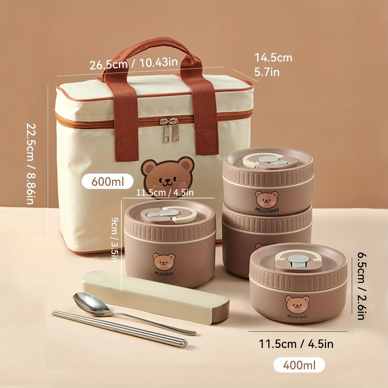 Thermos Lunchbox – RVS Voedselcontainer met Lekvrije Deksel 19