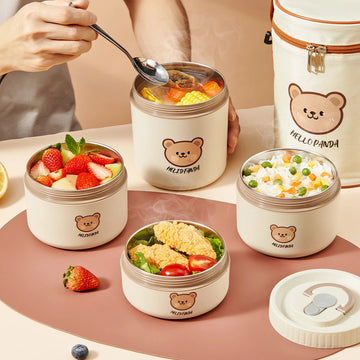 Thermos Lunchbox – RVS Voedselcontainer met Lekvrije Deksel 2