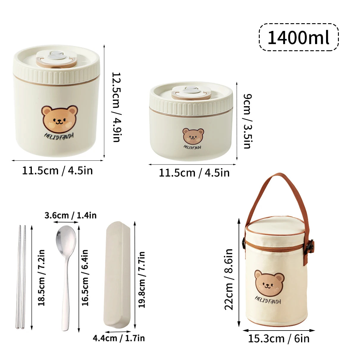 Thermos Lunchbox – RVS Voedselcontainer met Lekvrije Deksel 22