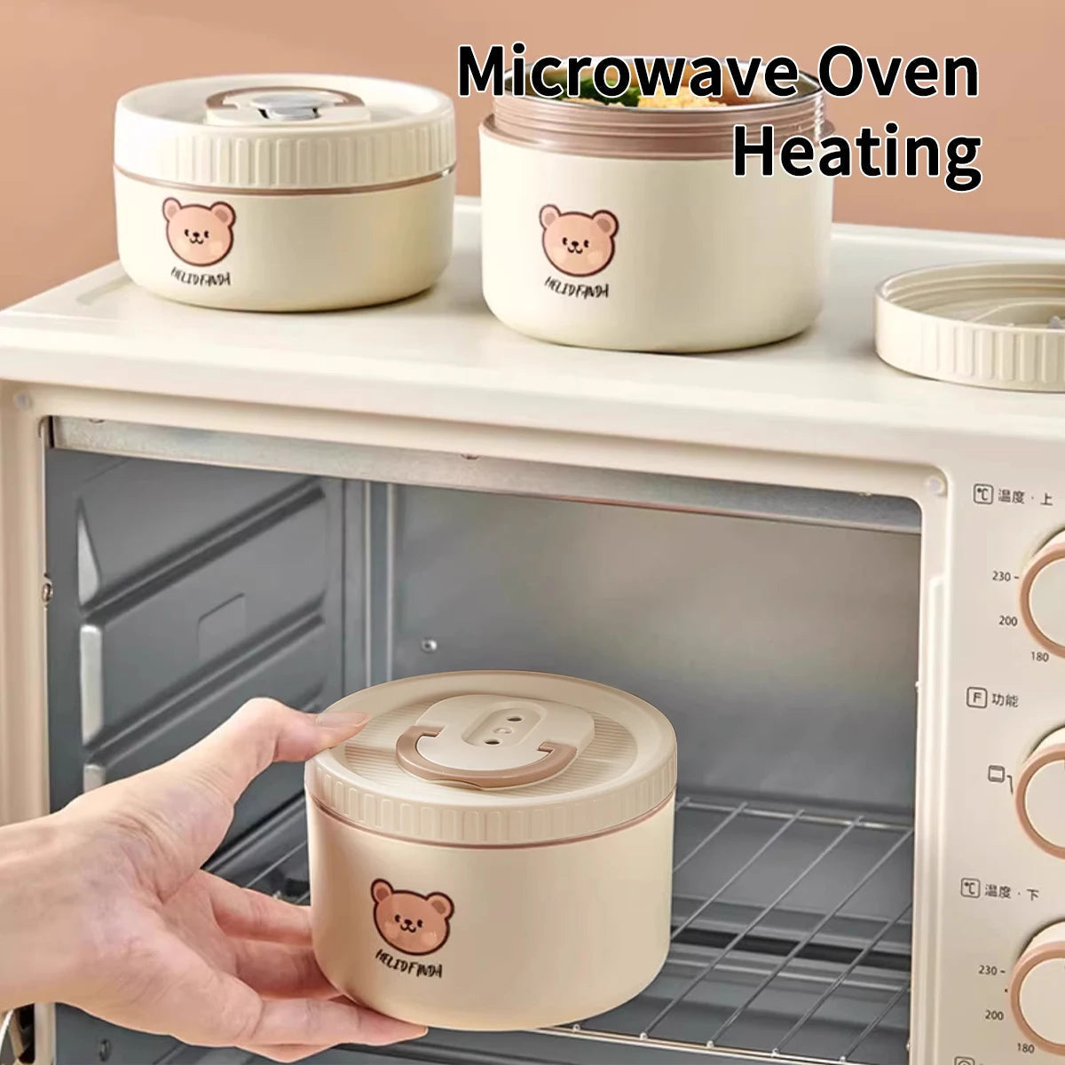 Thermos Lunchbox – RVS Voedselcontainer met Lekvrije Deksel 5