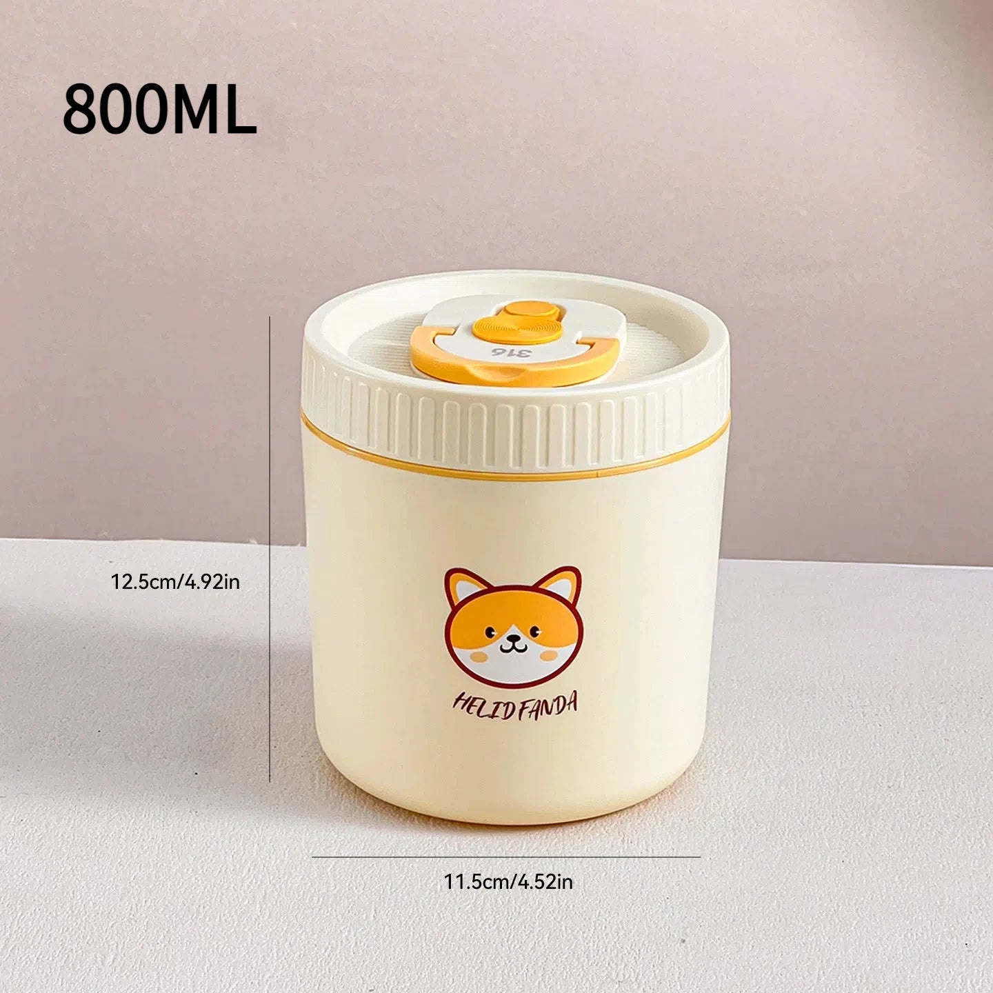 Thermos Lunchbox – RVS Voedselcontainer met Lekvrije Deksel 7