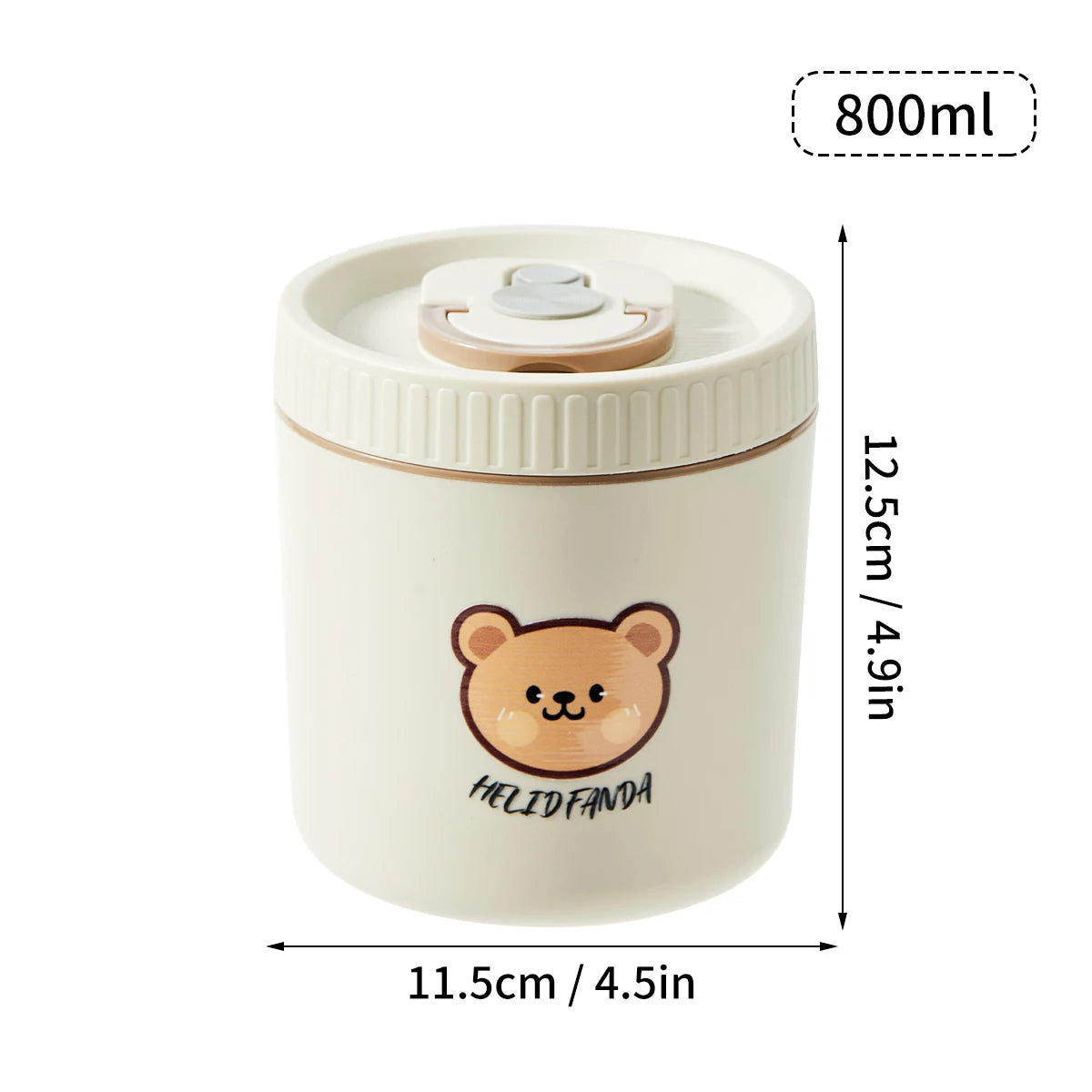 Thermos Lunchbox – RVS Voedselcontainer met Lekvrije Deksel 9