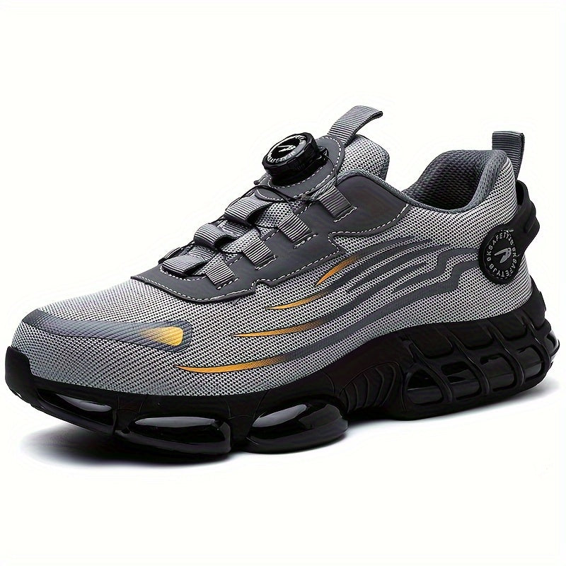 Work Shoes with Steel Toe – Twist-Lock Closure, Non-Slip Profile & Sturdy Sole