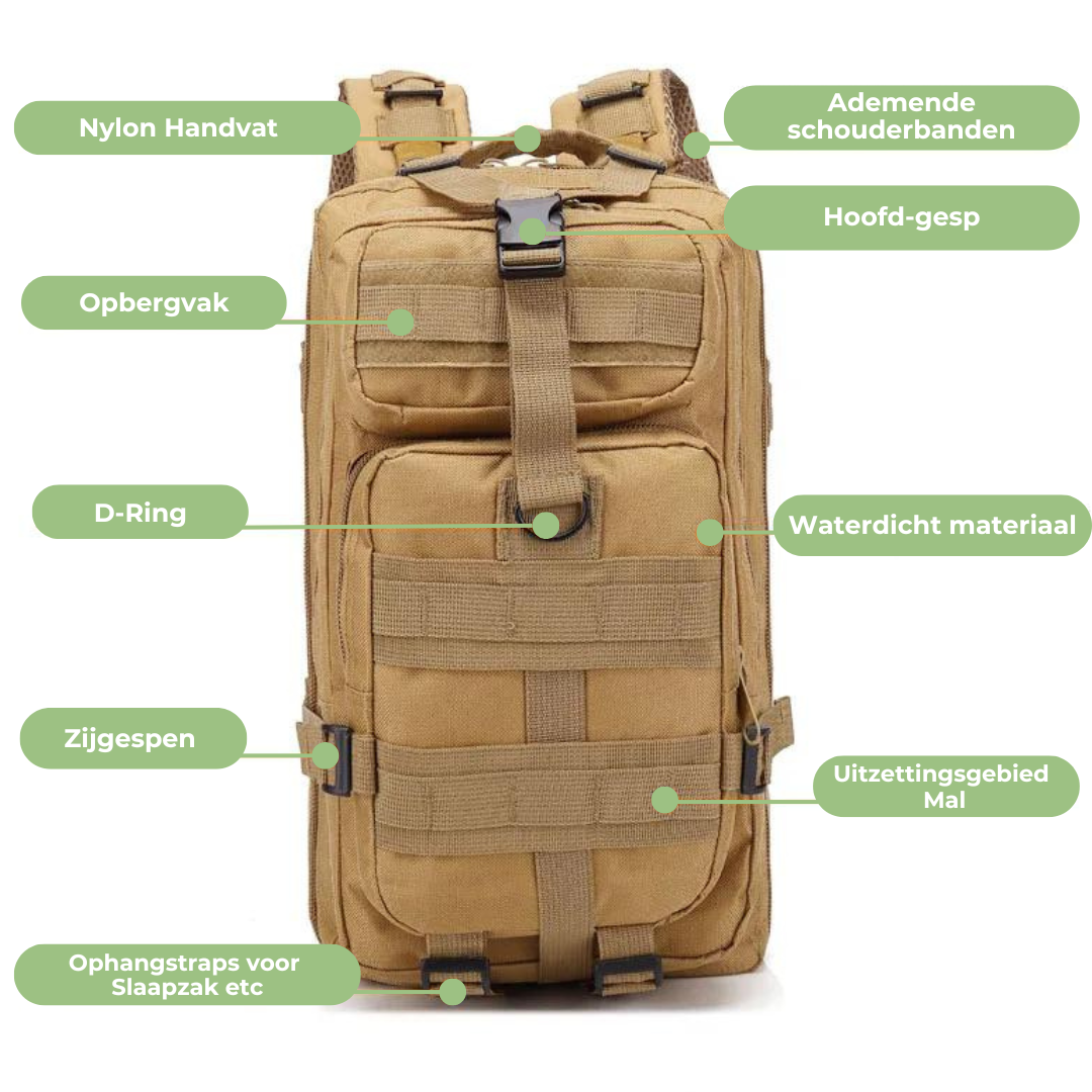 Emergency backpack 50L – Waterproof & Multifunctional for Every Situation