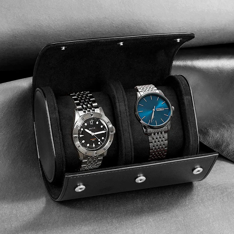 Travel Watch Case – 3 Slot Roll with Removable Cushions for Secure Storage 11